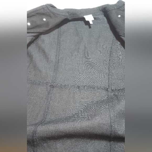 DIANE GILMAN EUC WOMEN'S SIZE XL STRETCH DENIM GOTH STYLE JACKET COAT - Picture 8 of 10